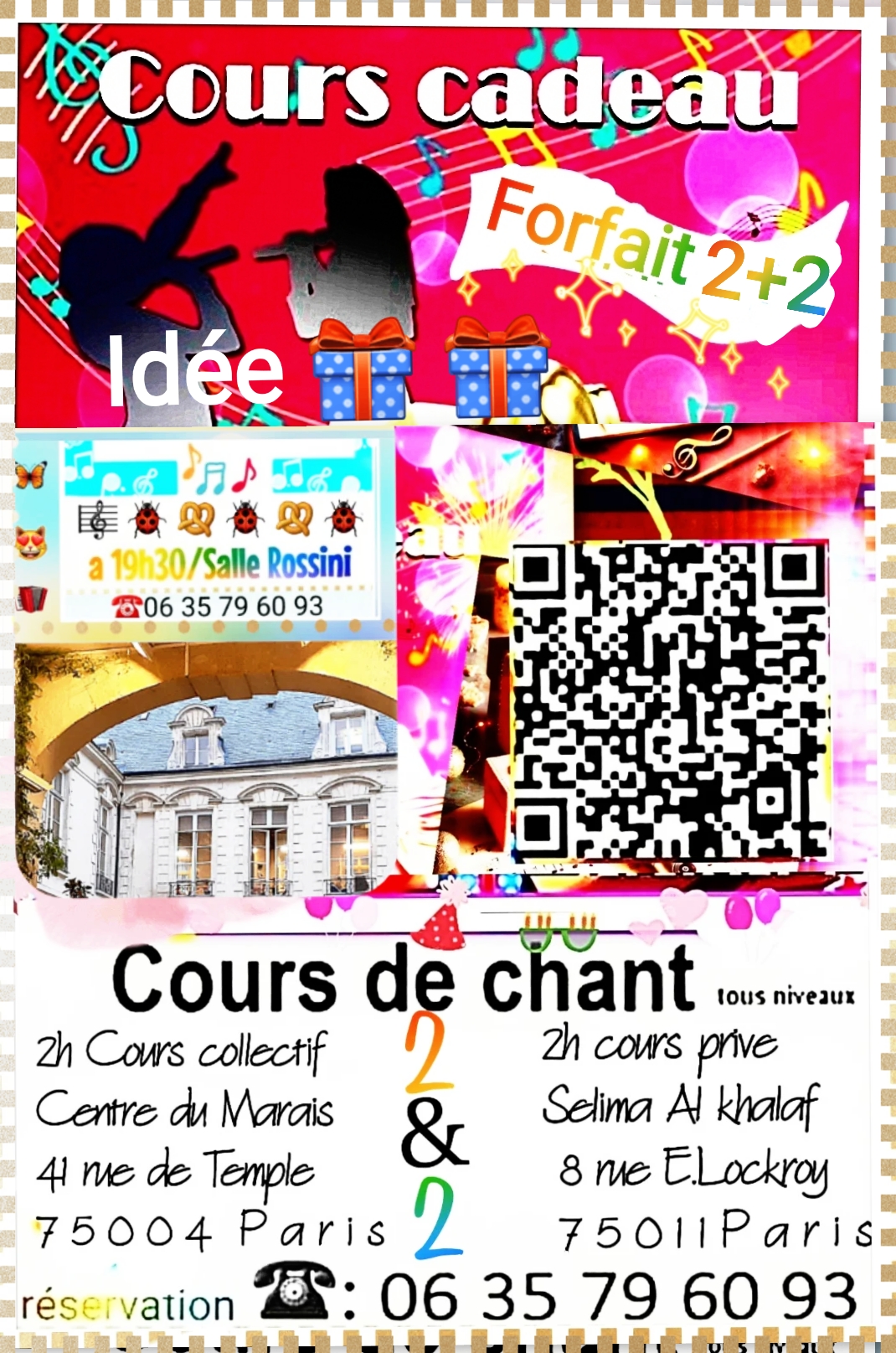 Cours de chant cadeau / offrir un bon cadeau original